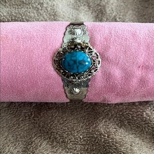 Silver and Turquoise Bracelet